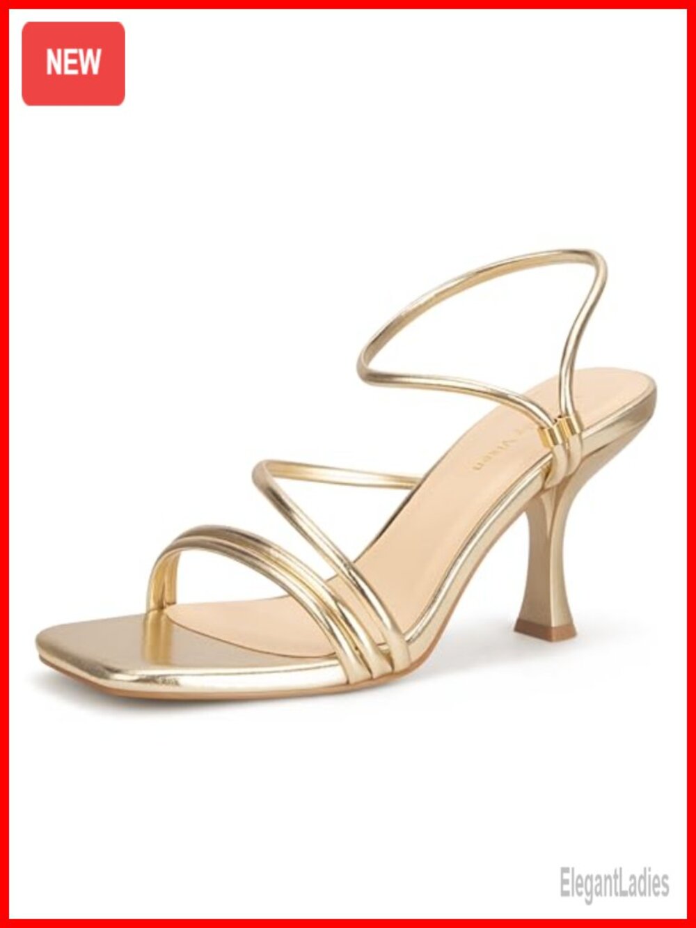 Strappy Square Open Toe Kitten Heel Sandals Ankle Strap Party Wedding Shoes